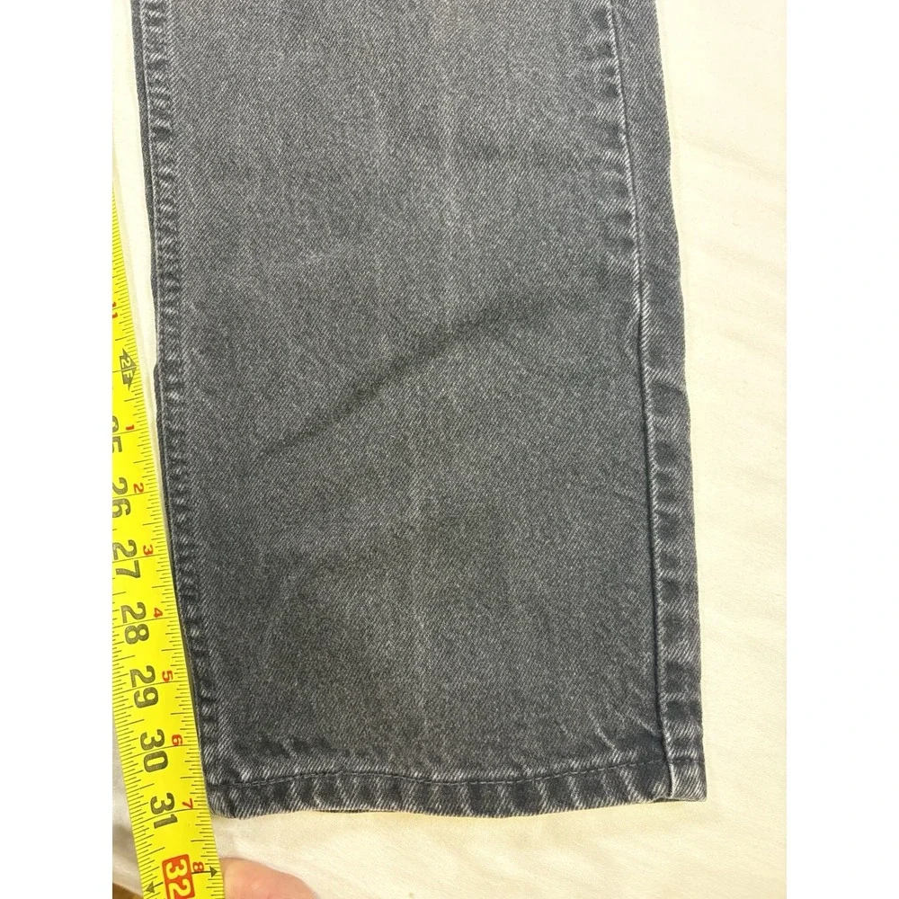 Vintage 90s Levis 505 Orange Tab Made in USA Jeans Mens 34x32 Faded Black 1994
